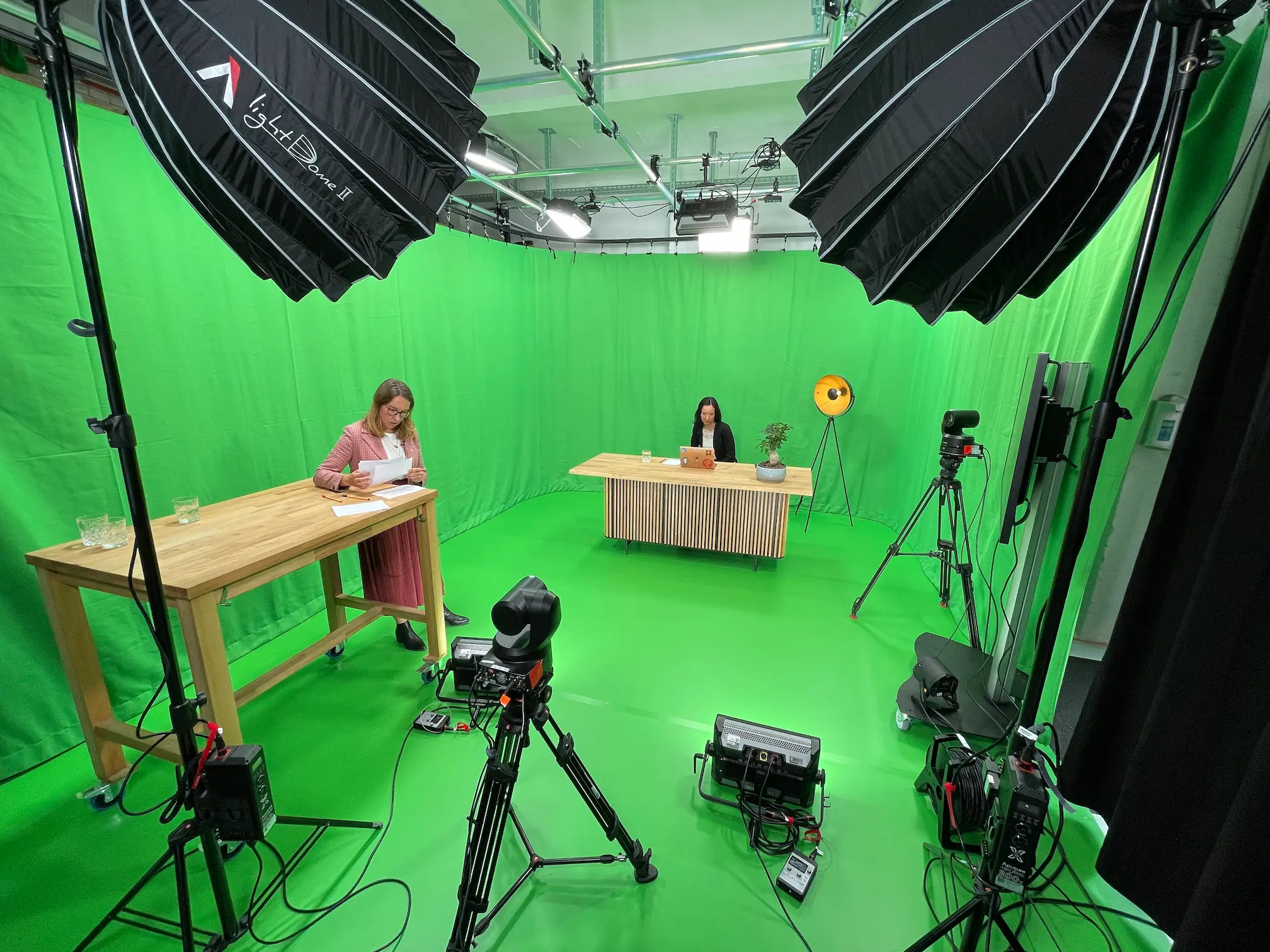 Urban Studio Greenscreen Bereich